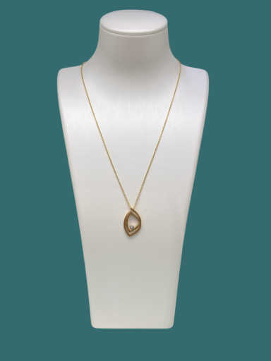 Collier 585/- mit Brilliant 0,03 ct. WSI